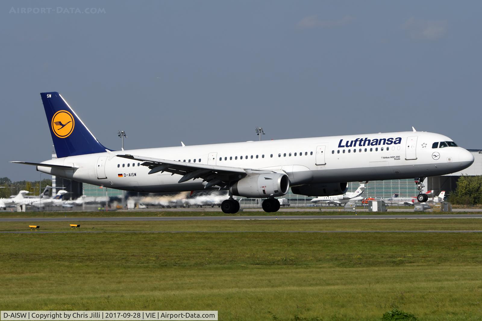 D-AISW, 2009 Airbus A321-231 C/N 4087, Lufthansa