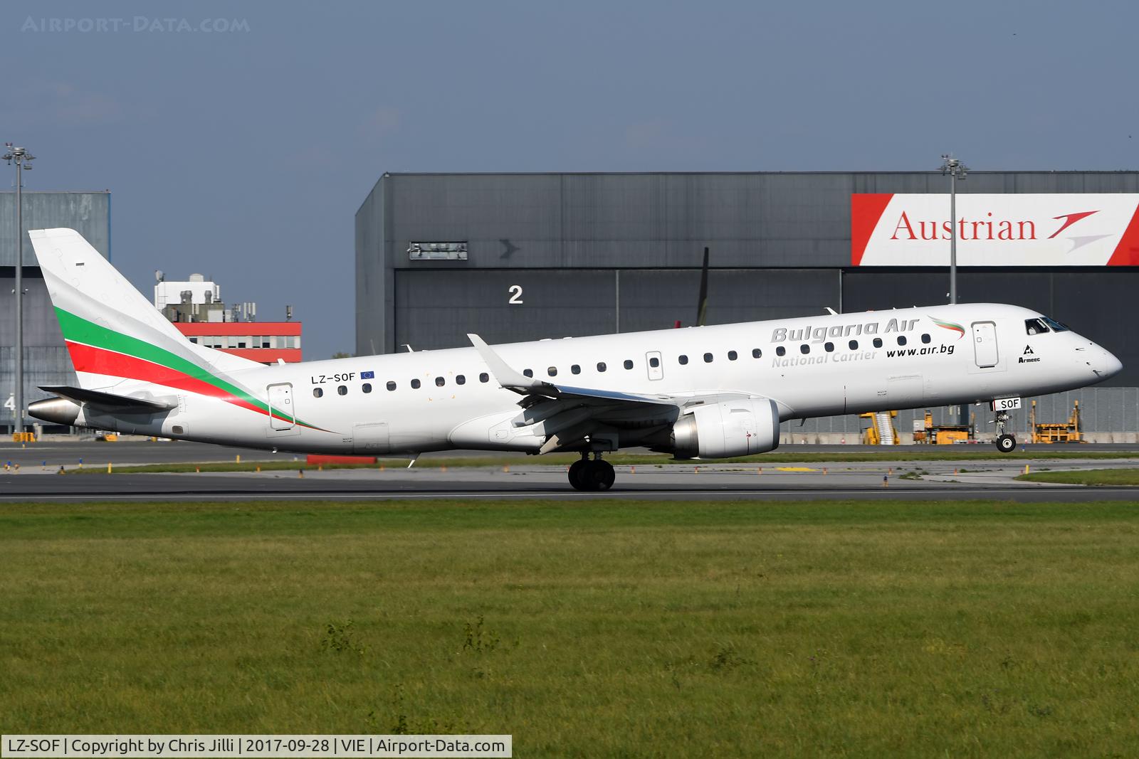 LZ-SOF, 2012 Embraer 190AR (ERJ-190-100IGW) C/N 19000492, Bulgaria Air