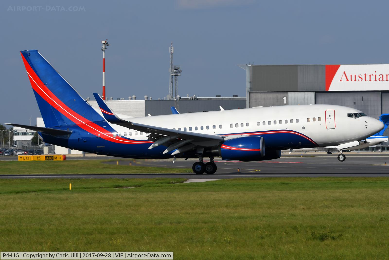 P4-LIG, 2008 Boeing 737-7JF C/N 37592, Petroff Air