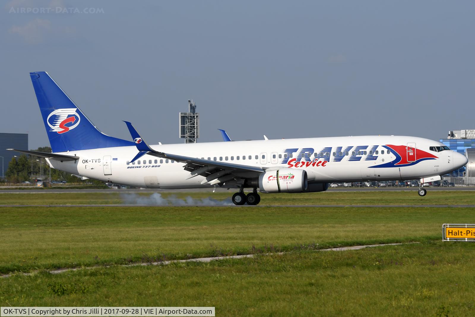 OK-TVS, 2011 Boeing 737-86N C/N 39404, Travel Service