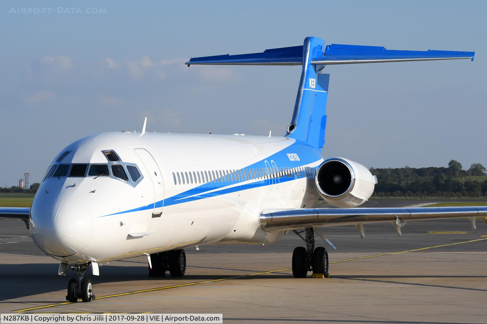N287KB, 1987 McDonnell Douglas DC-9-87 (MD87) C/N 49768, KEB Aircraft