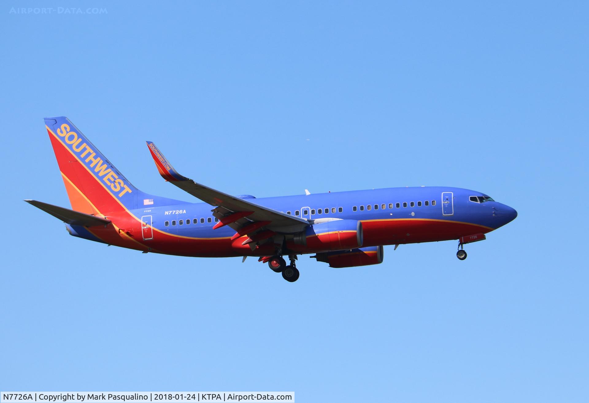 N7726A, 2006 Boeing 737-7BD C/N 33924, Boeing 737-700