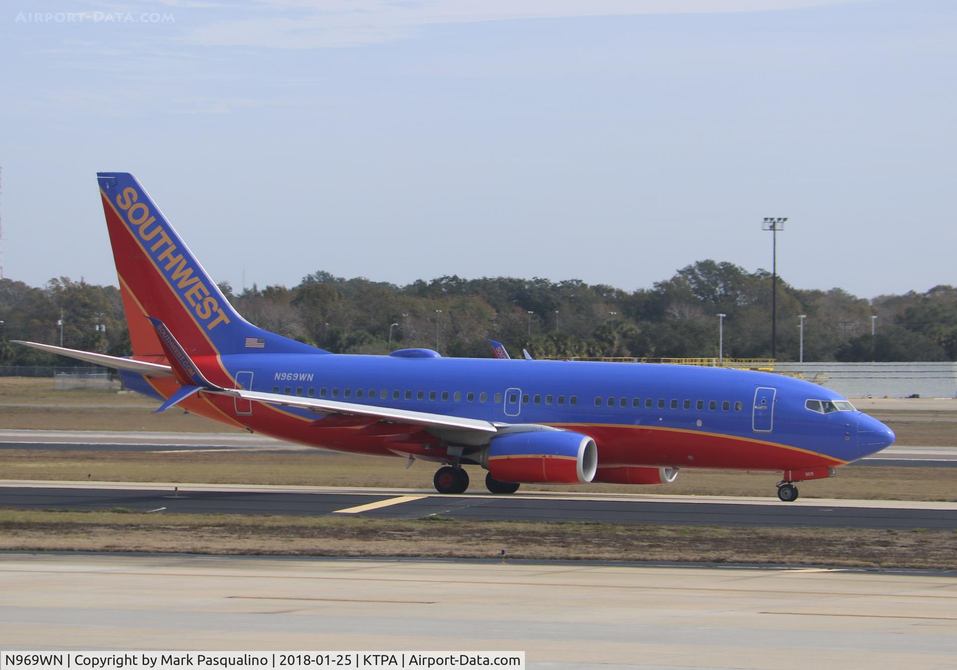N969WN, 2011 Boeing 737-7H4 C/N 41777, Boeing 737-700