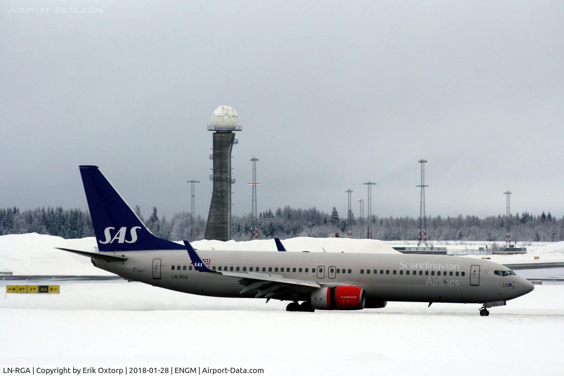 LN-RGA, 2012 Boeing 737-86N C/N 39397, LN-RGA landed OSL