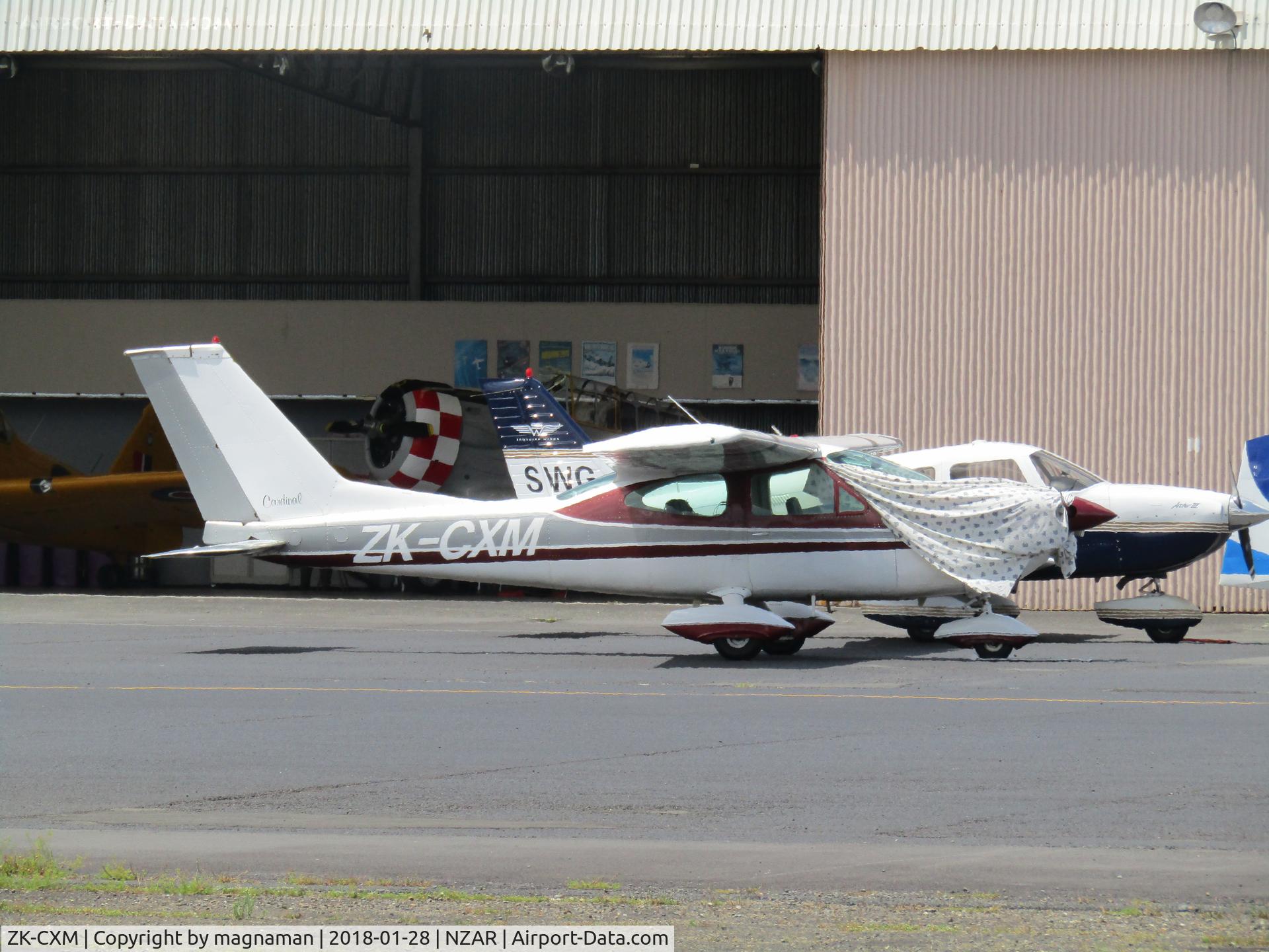 ZK-CXM, Cessna 177B Cardinal C/N 17701462, must have a runny nose