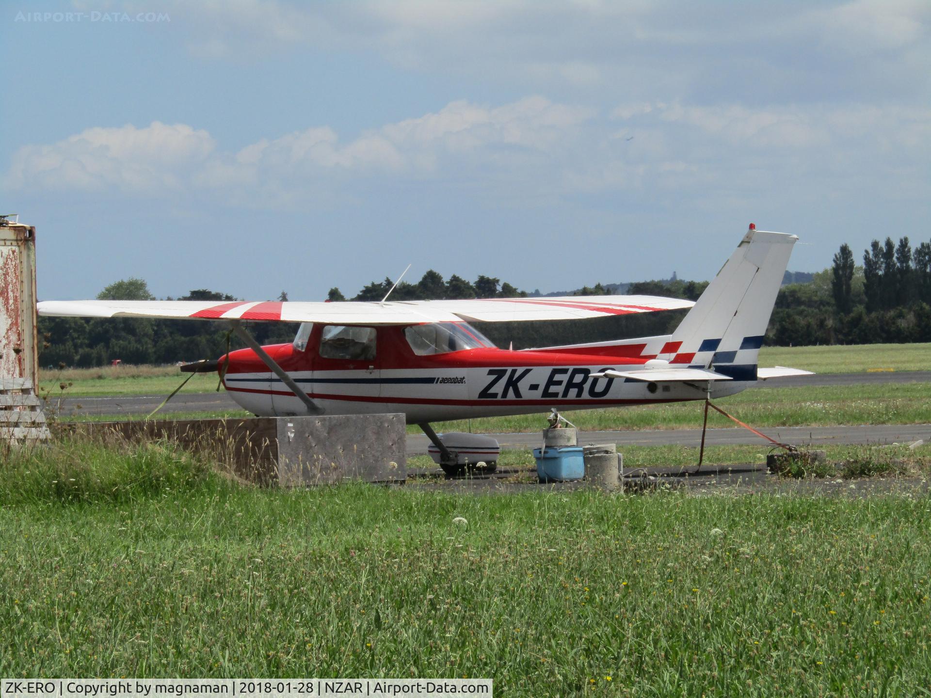 ZK-ERO, Cessna A150M Aerobat C/N A1500714, at maintenance area