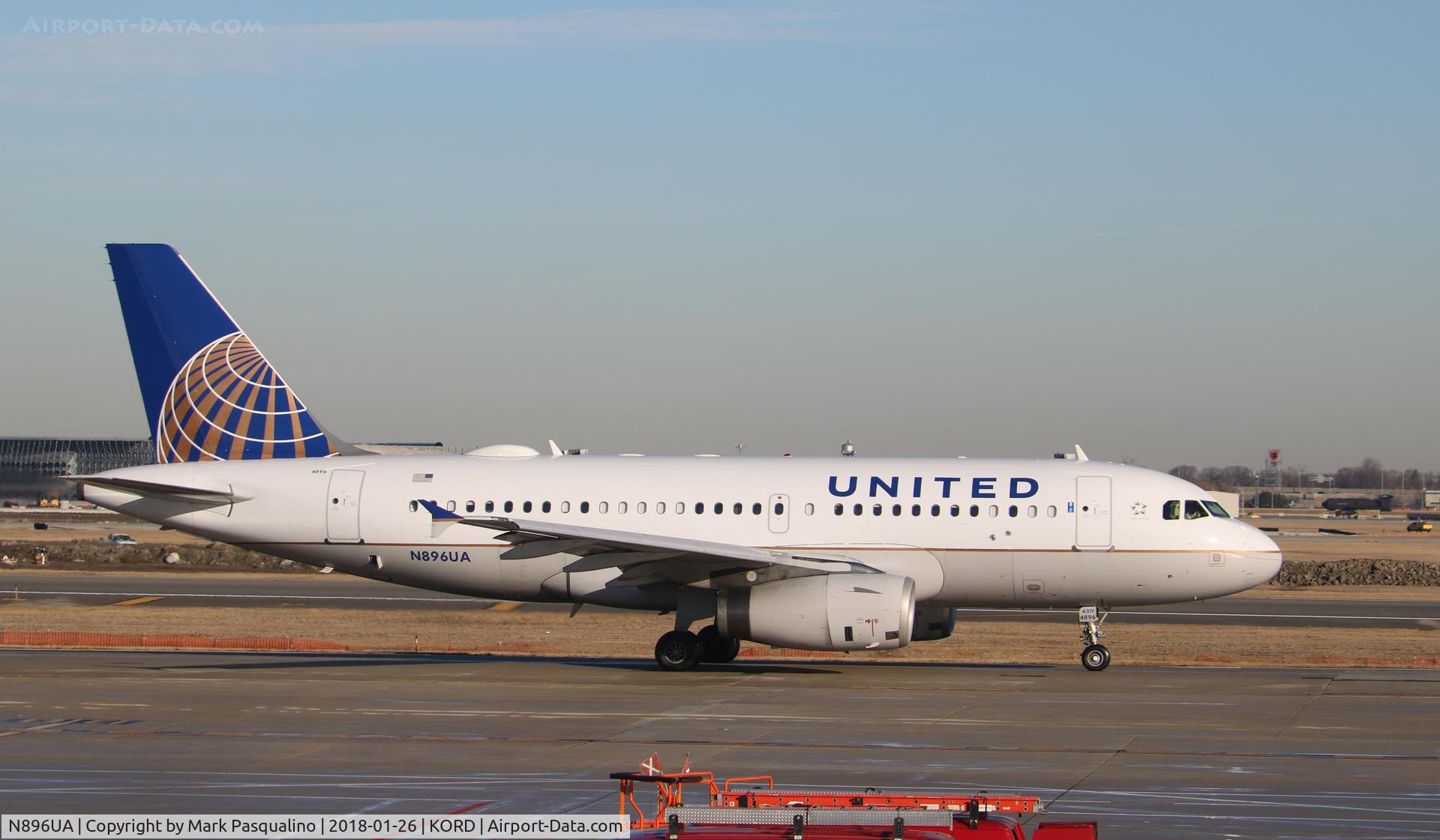 N896UA, 2007 Airbus A319-132 C/N 3144, Airbus A319