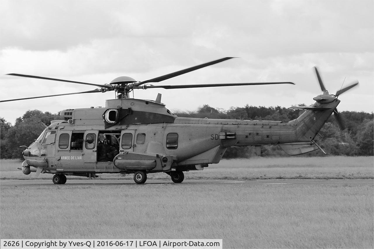 2626, Eurocopter EC-725R2 Caracal C/N 2626, Eurocopter EC-725R2 Caracal, Taxiing to holding point, Avord Air Base 702 (LFOA) Open day 2016