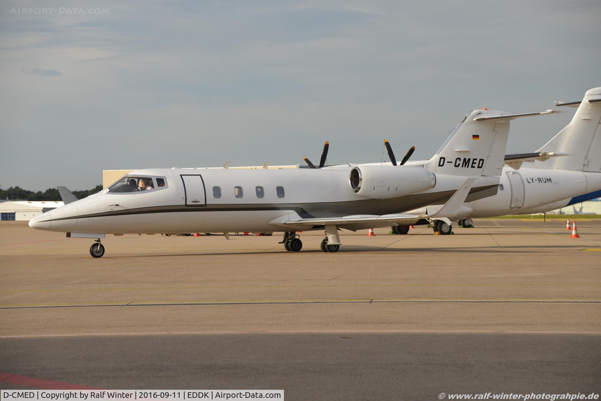 D-CMED, 1982 Gates Learjet 55 Longhorn C/N 59, Gates Learjet 55 - Quick Air Charter - 55-059 - D-CMED - 11.09.2016 - CGN