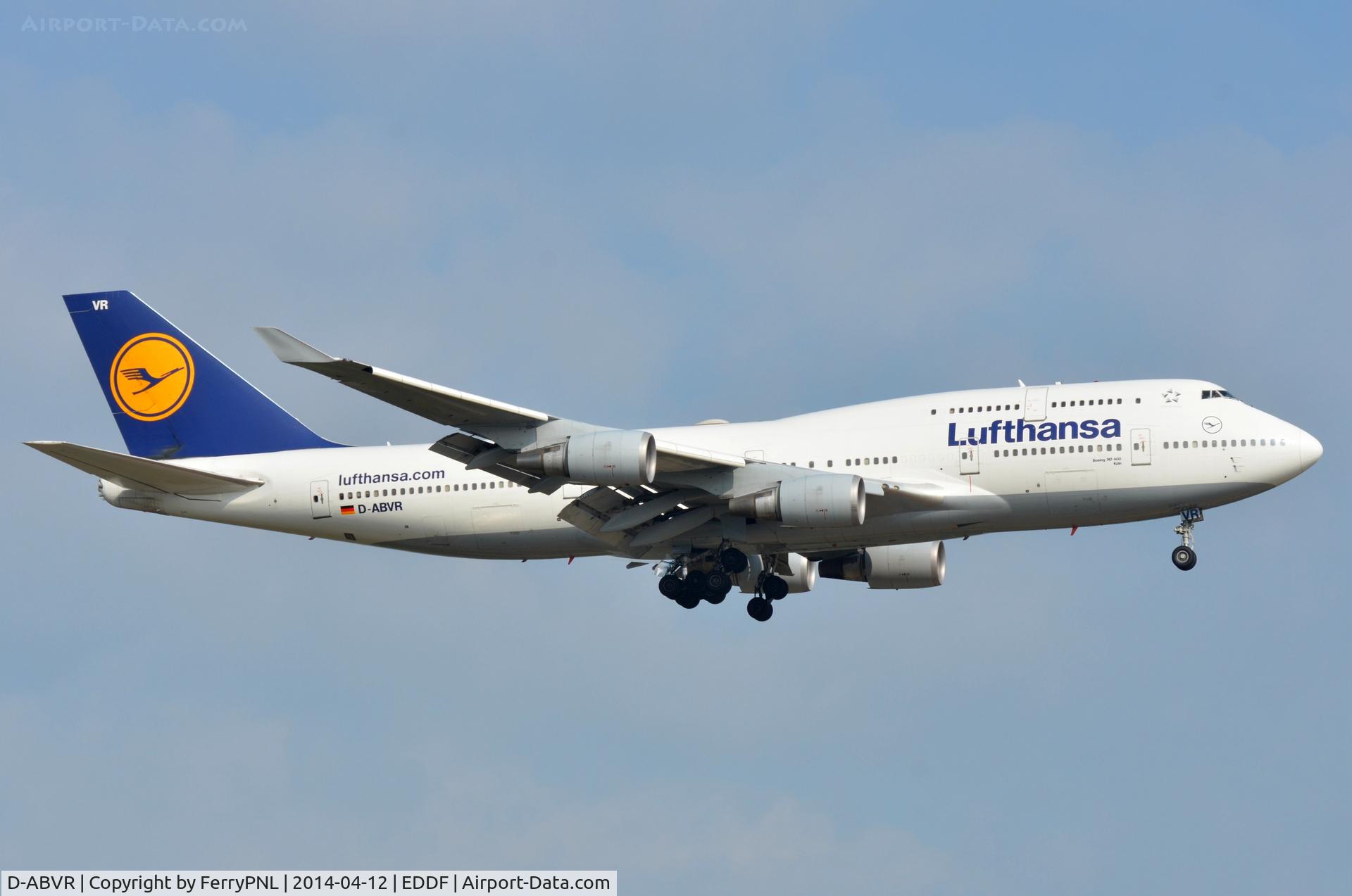 D-ABVR, 1997 Boeing 747-430 C/N 28285, Arrival of LH B744