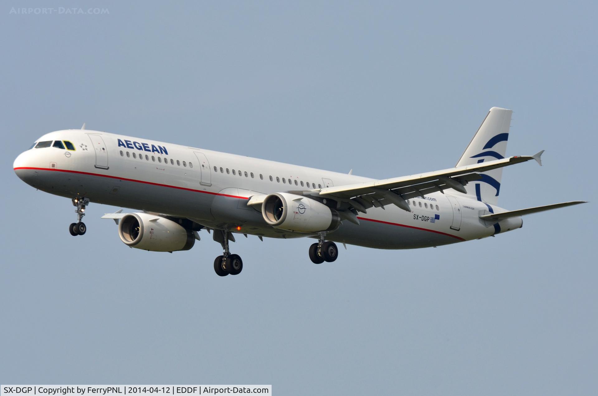 SX-DGP, 2007 Airbus A321-232 C/N 3302, Aegean A321