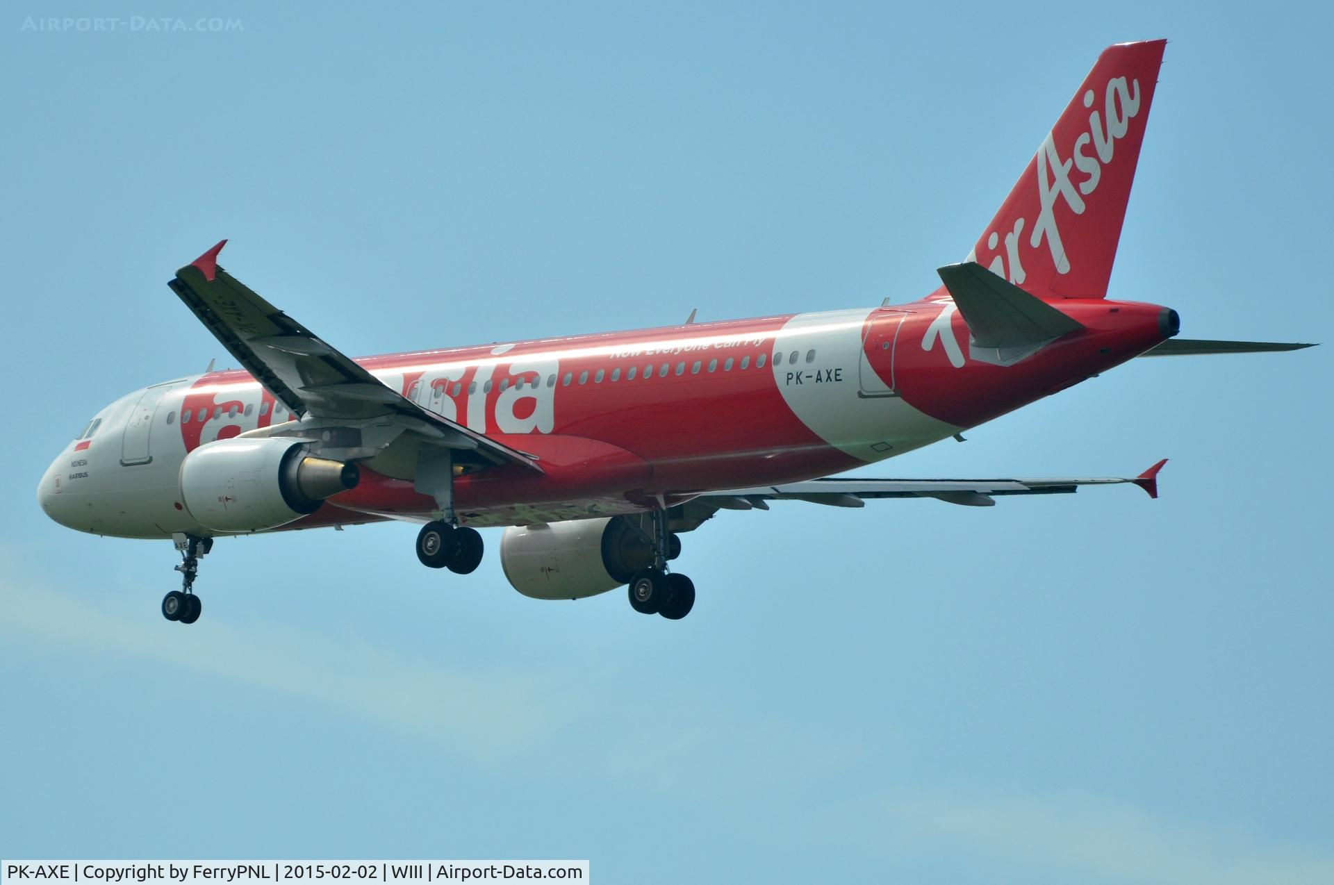 PK-AXE, 2008 Airbus A320-216 C/N 3715, Air Asia Indonesia A320 landing.