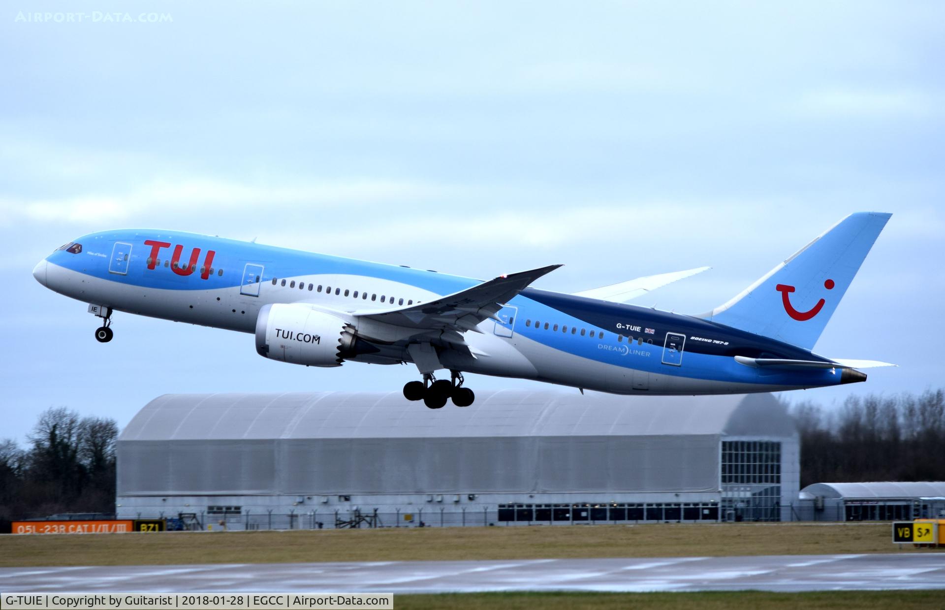 G-TUIE, 2014 Boeing 787-8 Dreamliner C/N 37227, At Manchester
