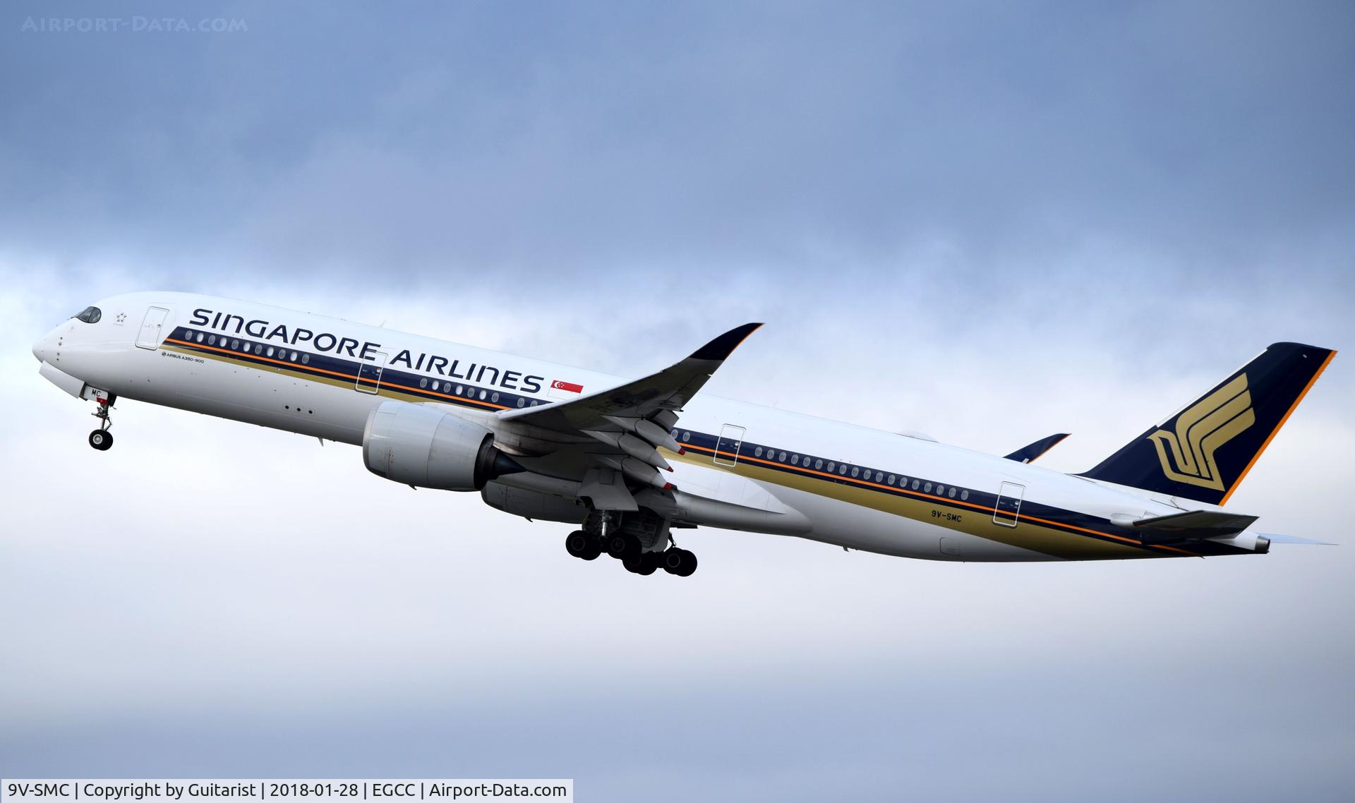 9V-SMC, 2016 Airbus A350-941 C/N 031, At Manchester