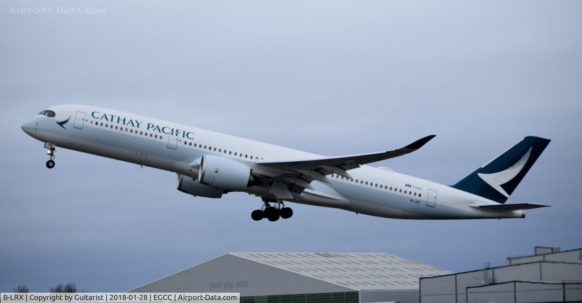 B-LRX, 2017 Airbus A350-941 C/N 155, At Manchester