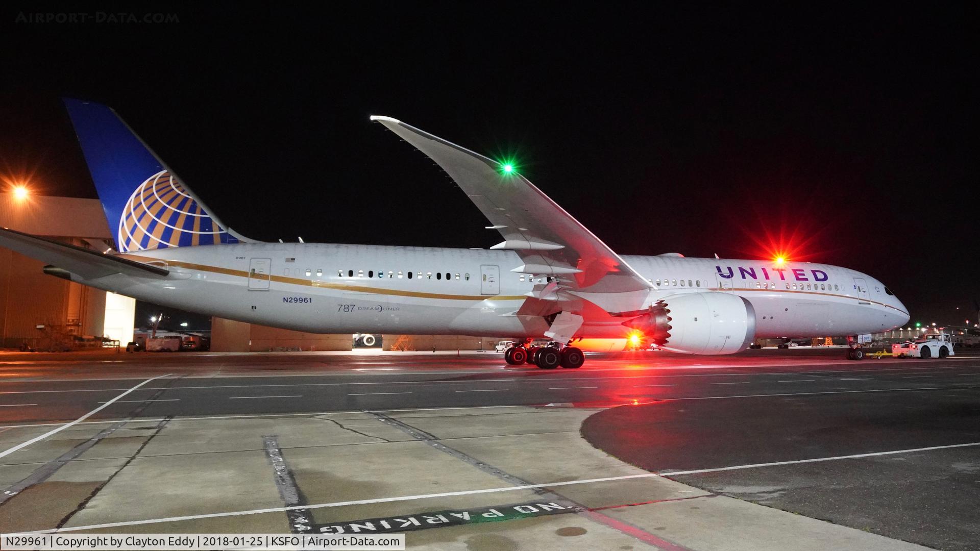 N29961, 2015 Boeing 787-9 Dreamliner Dreamliner C/N 37811, SFO 2018.