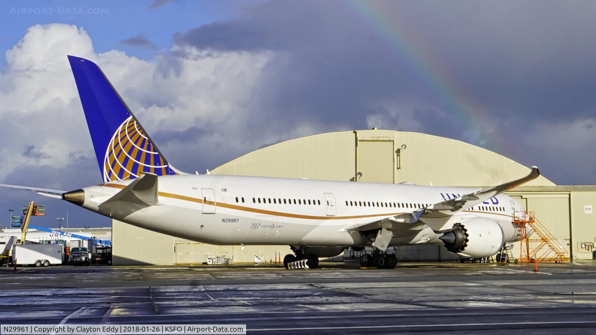N29961, 2015 Boeing 787-9 Dreamliner Dreamliner C/N 37811, SFO 2018.