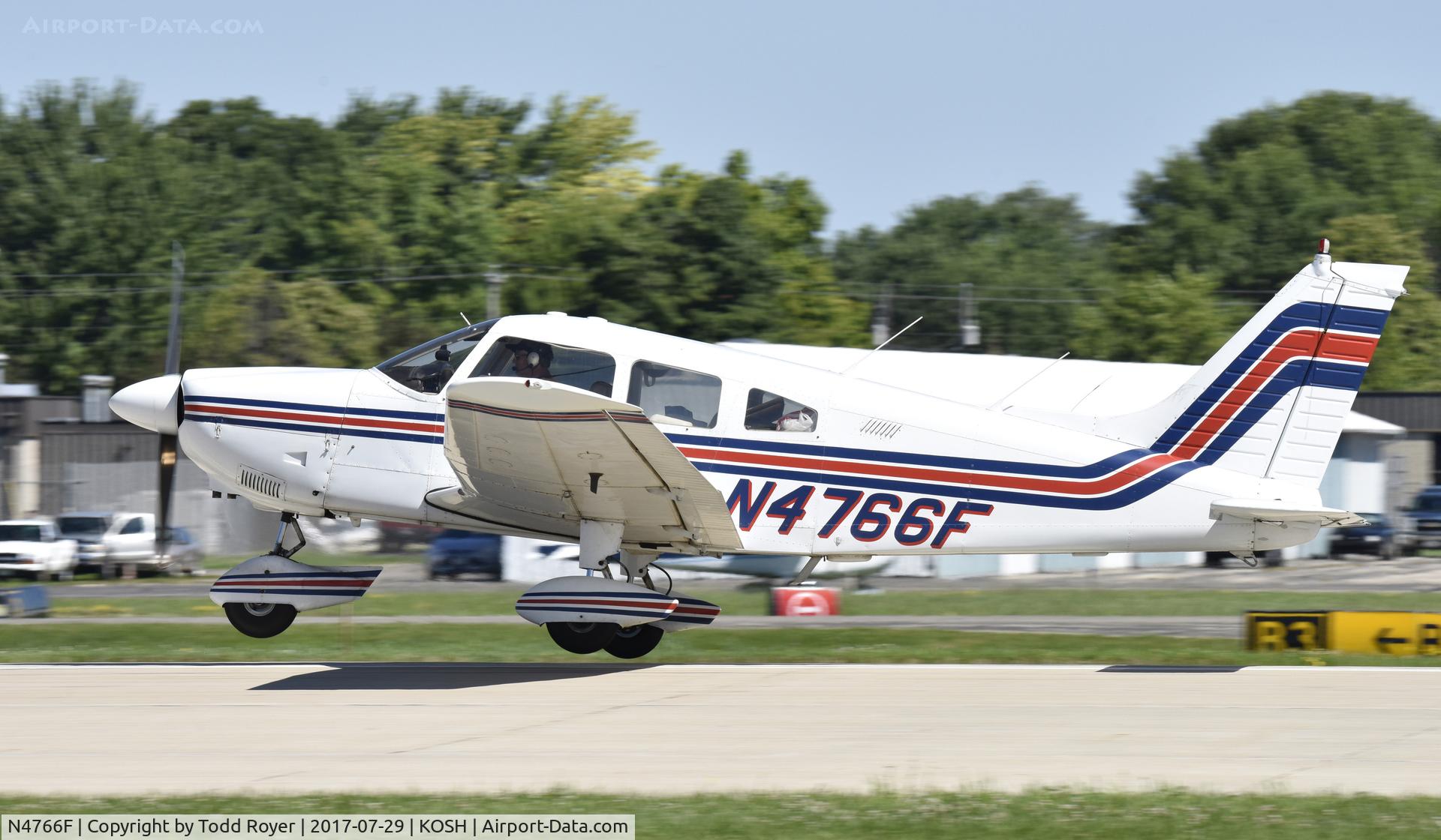 N4766F, 1976 Piper PA-28-181 Archer C/N 28-7790060, Airventure 2017