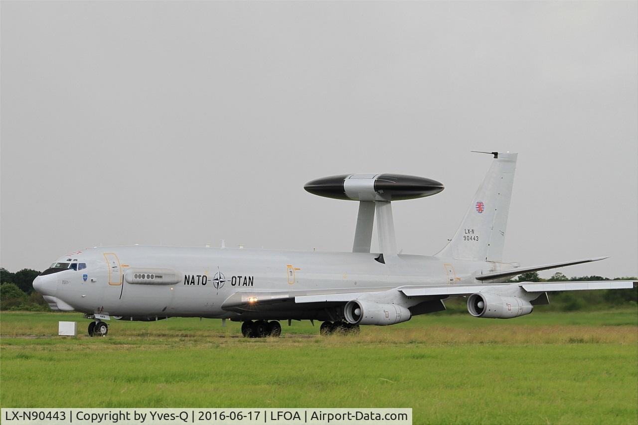 LX-N90443, 1981 Boeing E-3A Sentry C/N 22838, Boeing E-3A Sentry, Taxiing, Avord Air Base 702 (LFOA) Open day 2016