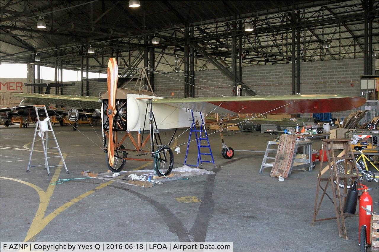F-AZNP, 1998 Bleriot XI-2 C/N 01.98, Bleriot XI.2, In overhaul, Avord Air Base 702 (LFOA) Open day 2016