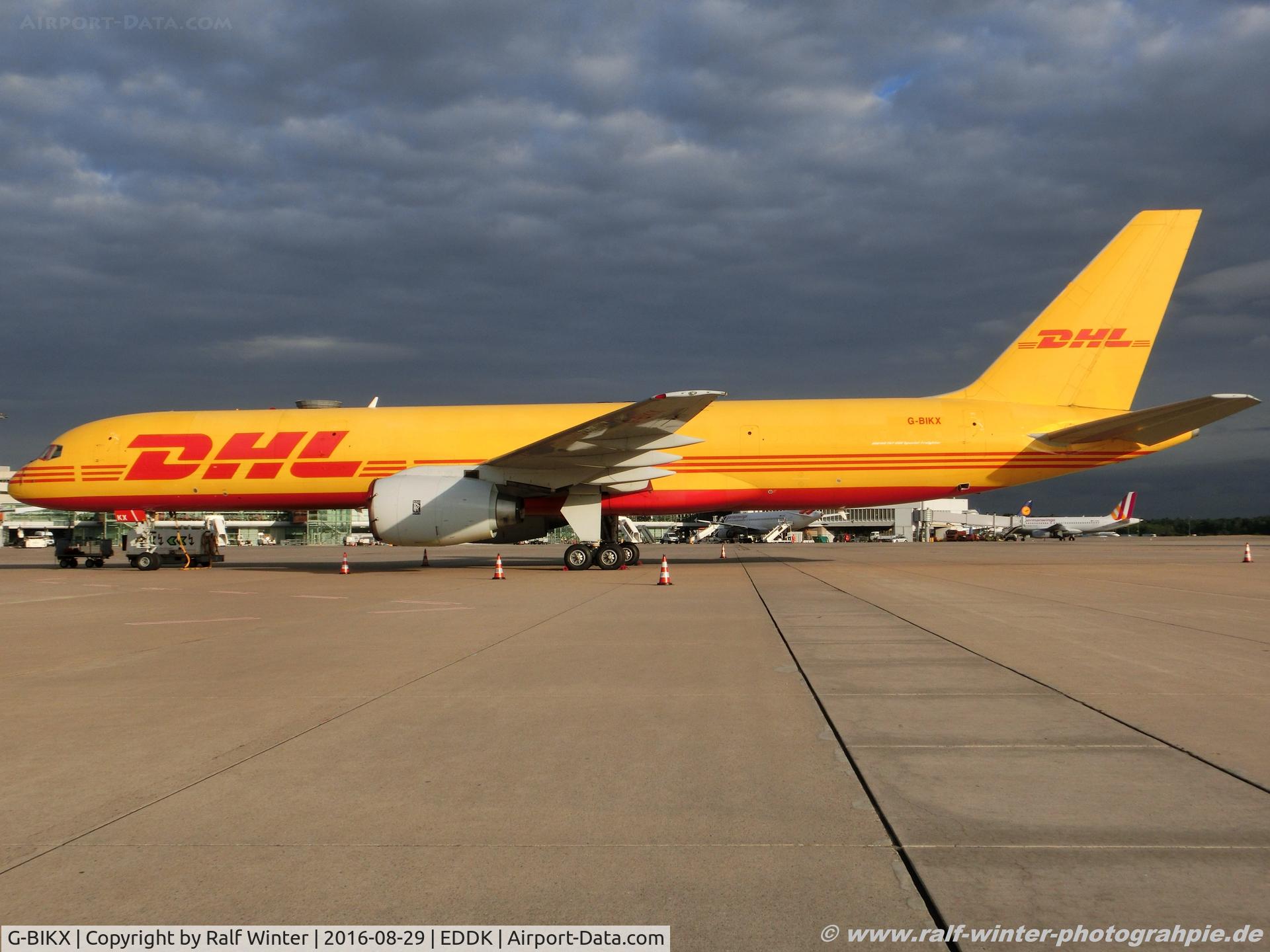 G-BIKX, 1986 Boeing 757-236/SF C/N 23493, Boeing 757-236F - D0 DHK DHL Air - 23493 - G-BIKX - 29.08.2016 - CGN