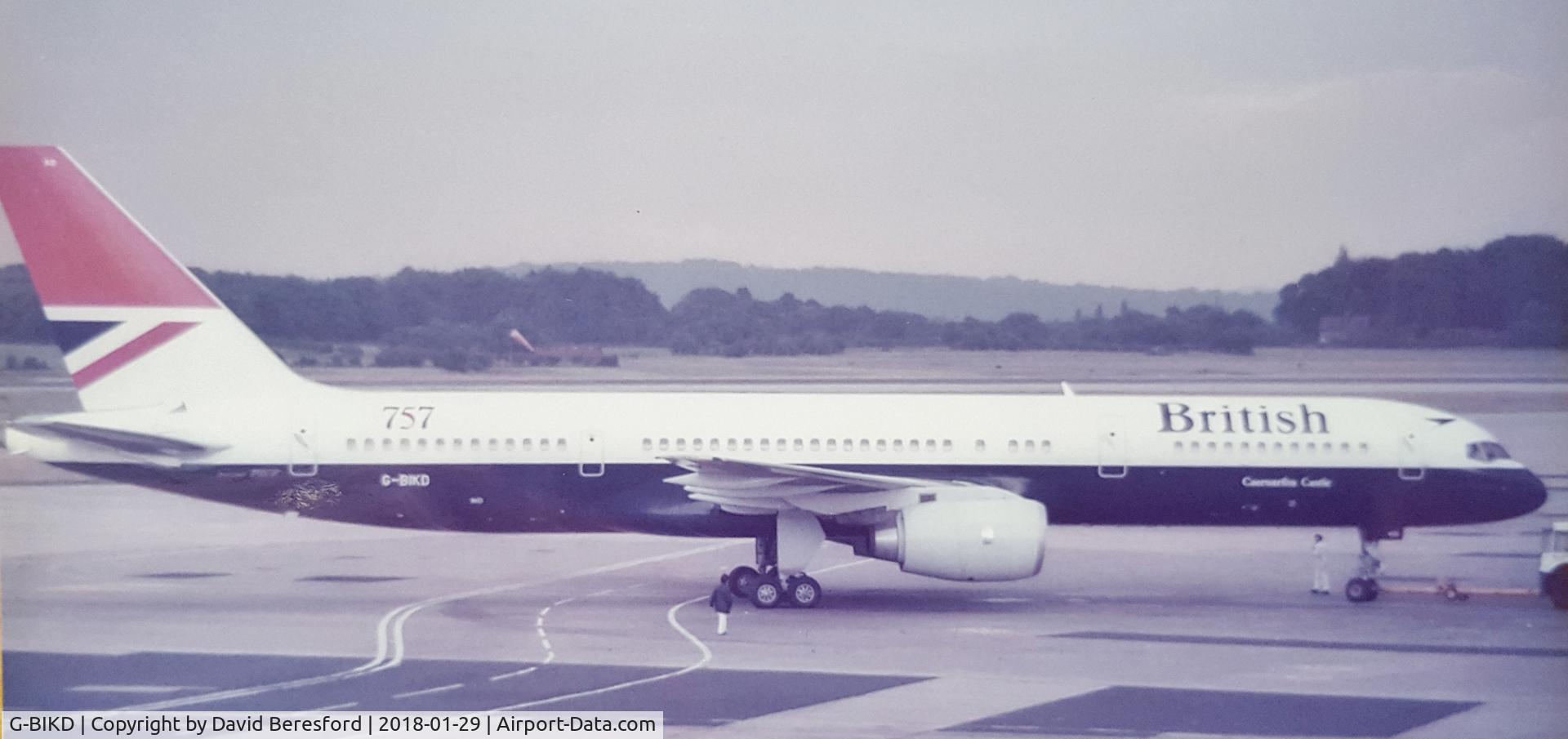 G-BIKD, 1982 Boeing 757-236 C/N 22175, At Manchester 1984
