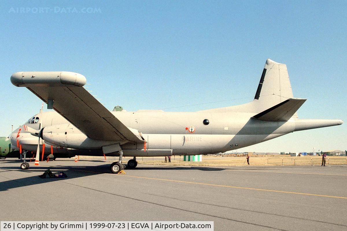 26, Breguet ATL2 C/N 26, brand new Atlantique 2 (Atlantic NG) on static display