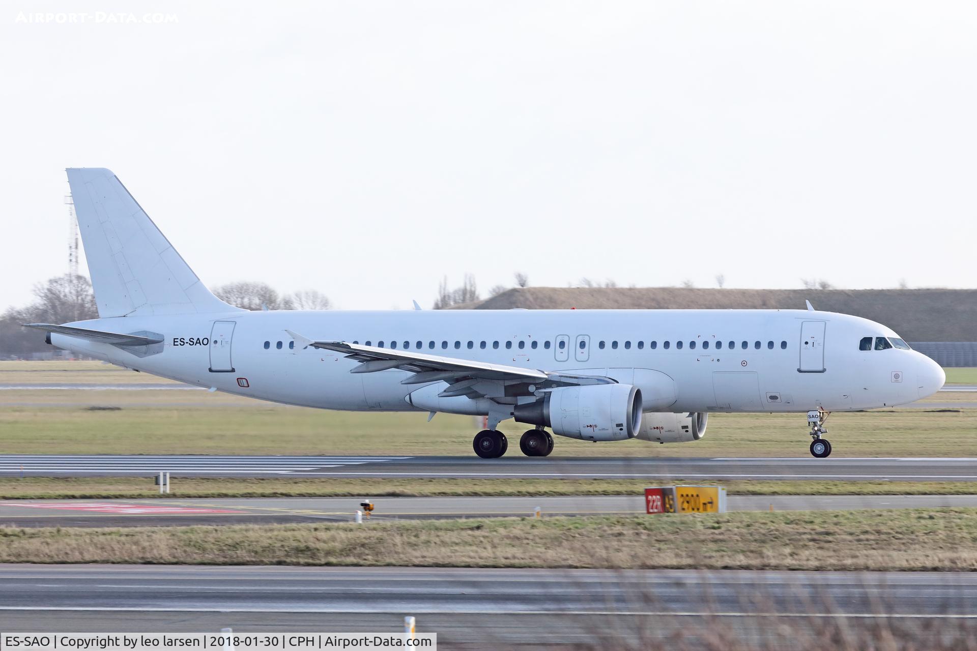 ES-SAO, 1998 Airbus A320-214 C/N 0936, Copenhagen 30.1.2018