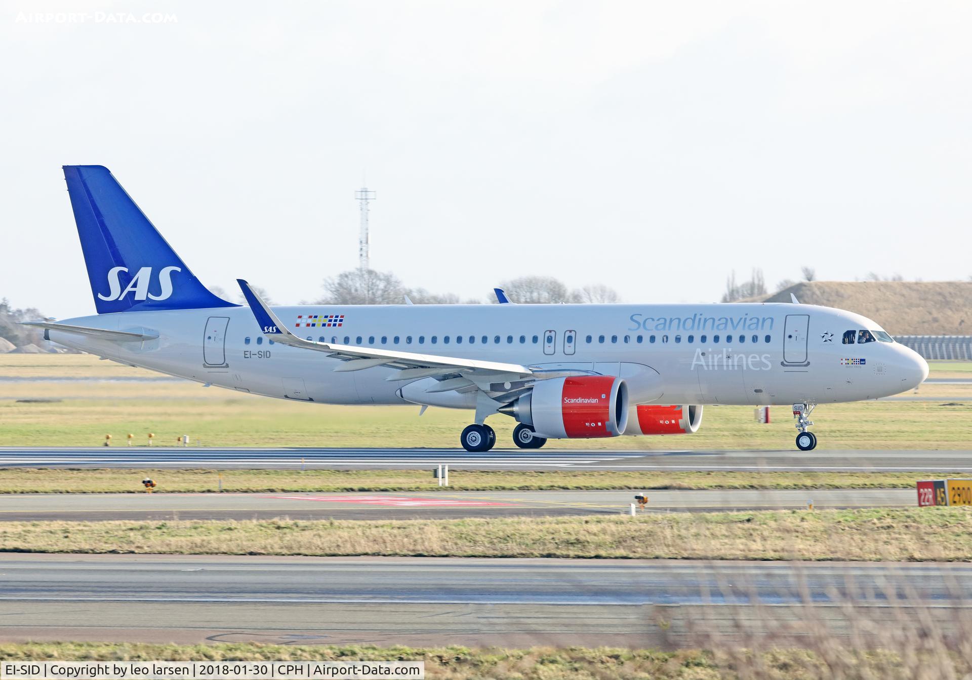 EI-SID, 2017 Airbus A320-251N C/N 8031, Copenhagen 30.1.2018