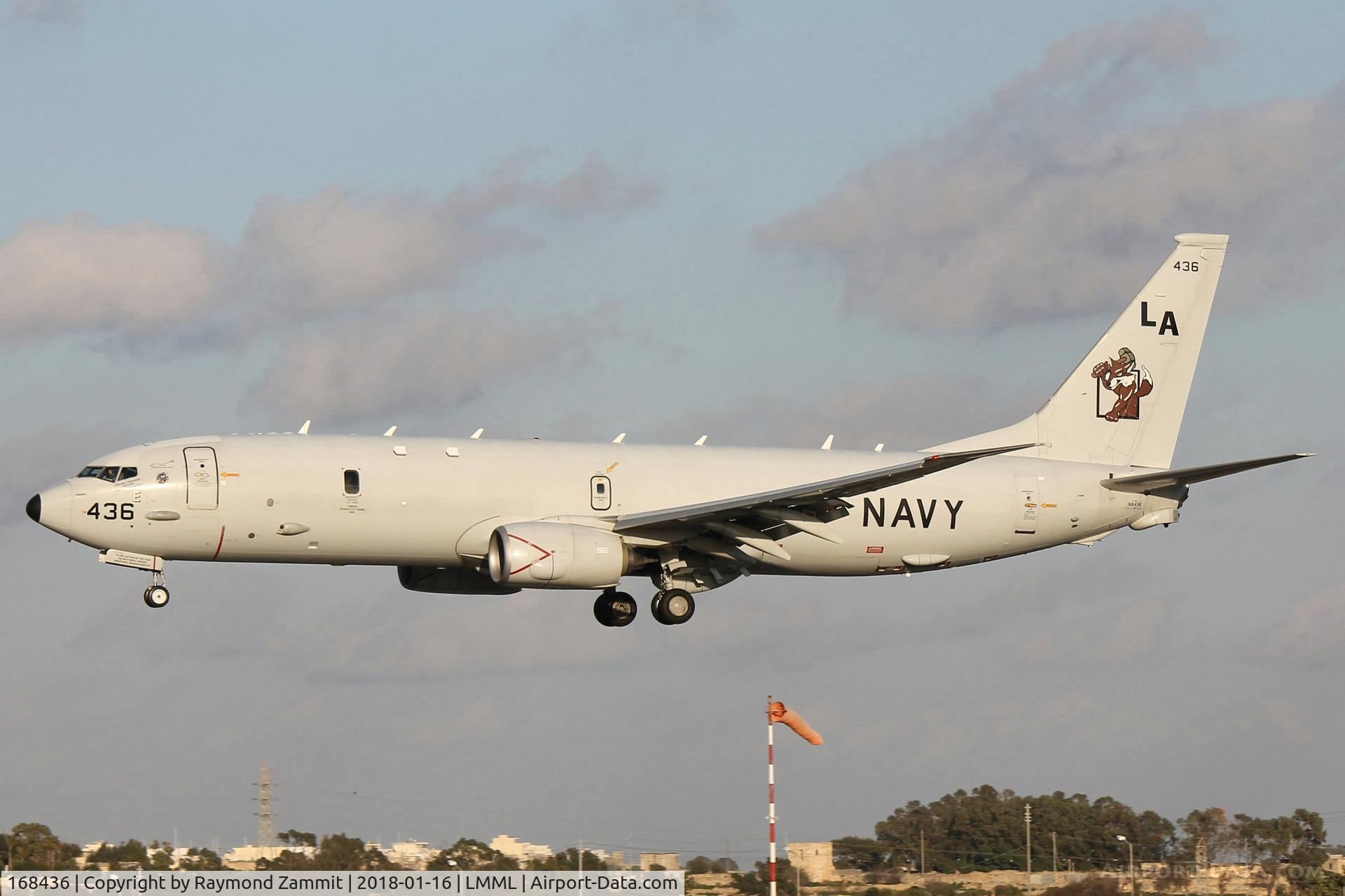 168436, 2012 Boeing P-8A Poseidon C/N 40816, Boeing P-8A Poseidon 168436/LA United States Navy