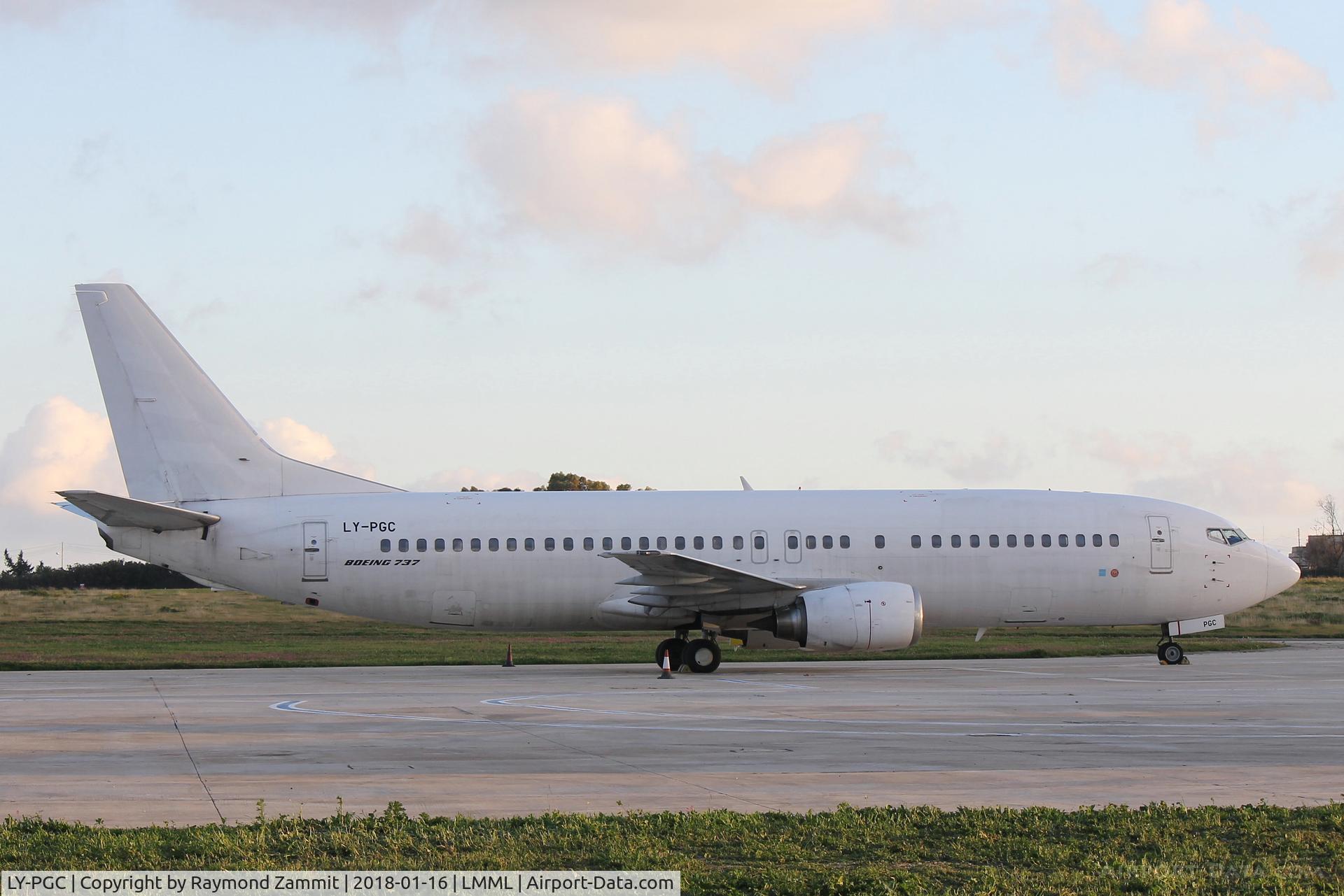 LY-PGC, 1992 Boeing 737-4S3 C/N 25596, B737-400 LY-PGC Getjets