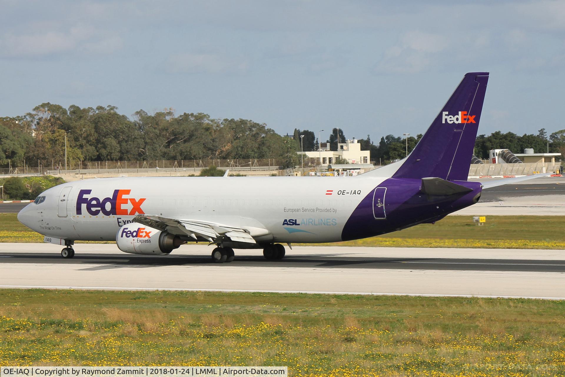 OE-IAQ, 1998 Boeing 737-4M0 C/N 29207, B737-400 OE-IAQ Fedex