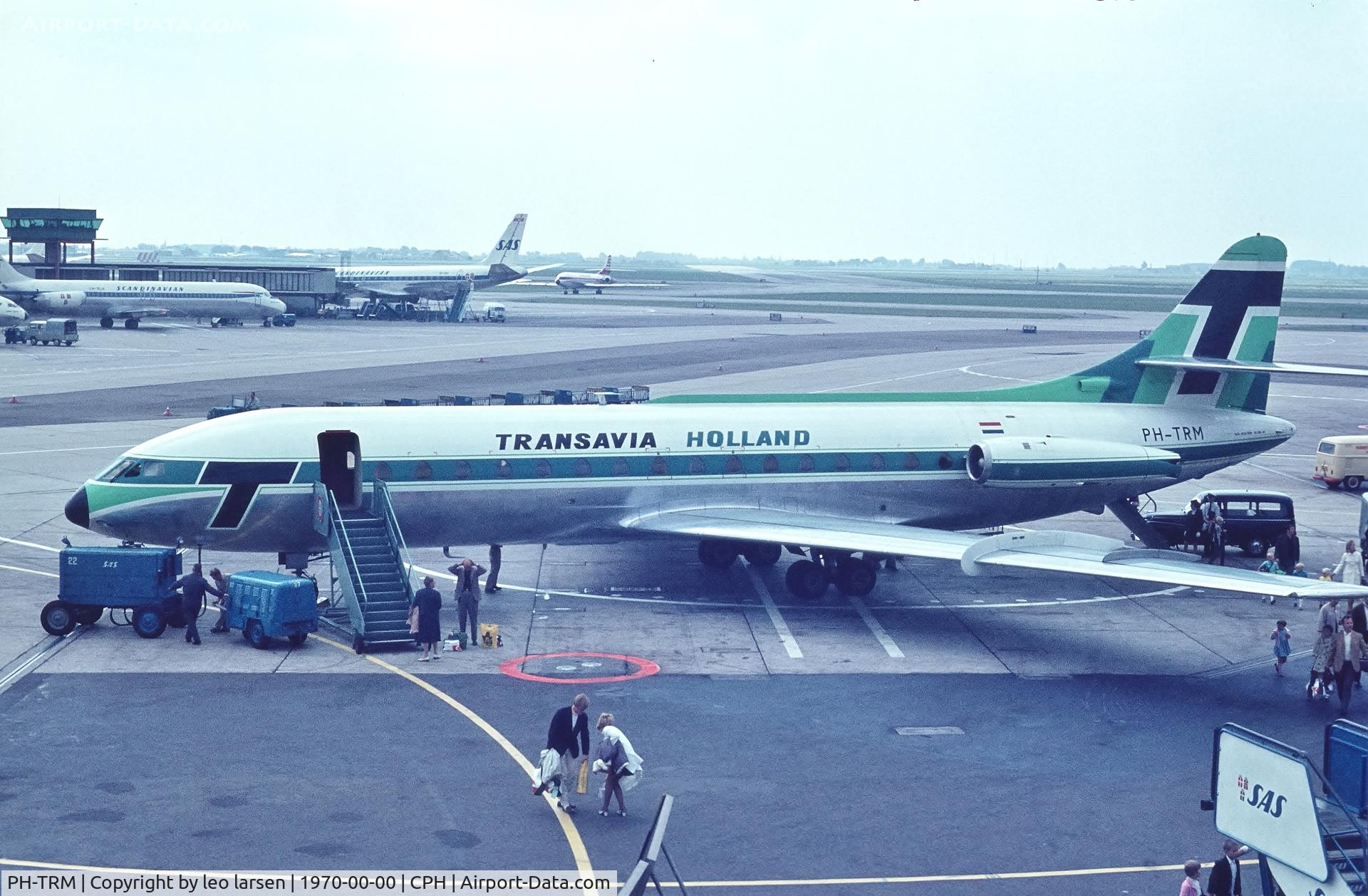 PH-TRM, 1960 Sud Aviation SE-210 Caravelle III C/N 21, Copenhagen 1970