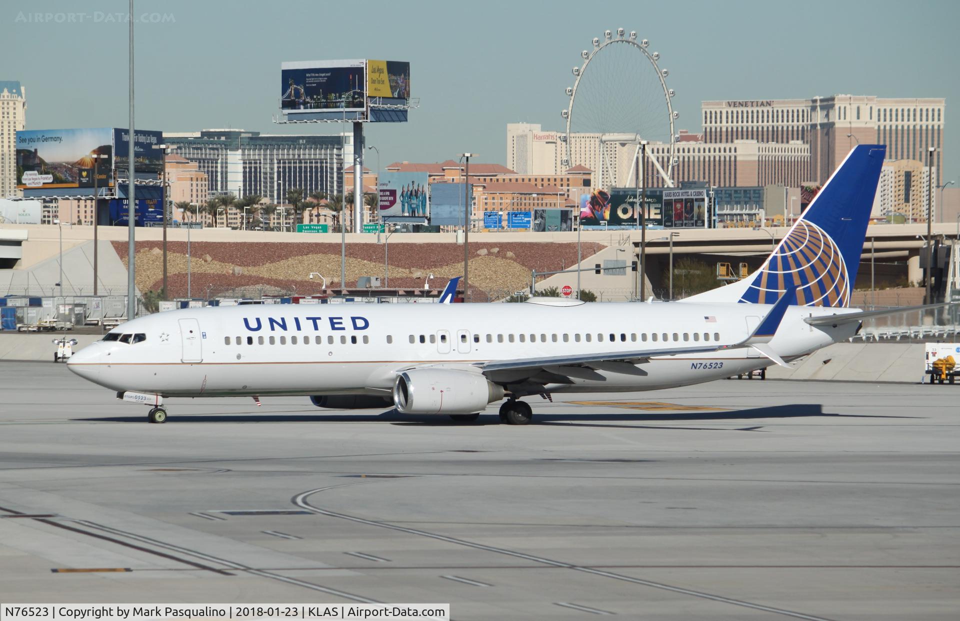 N76523, 2010 Boeing 737-824 C/N 37101, Boeing 737-800