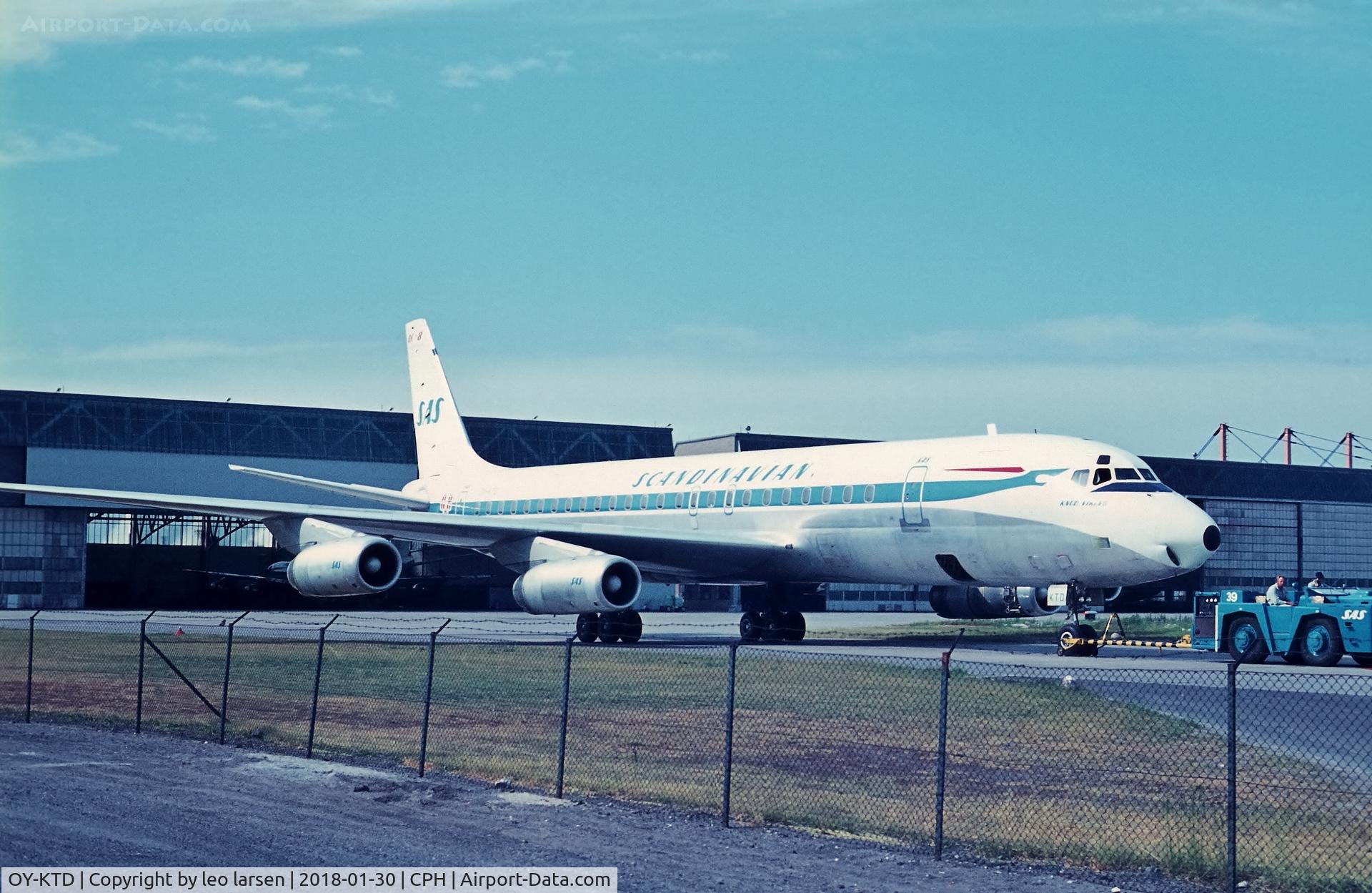 OY-KTD, 1967 Douglas DC-8-62 C/N 45906, copenhagen
