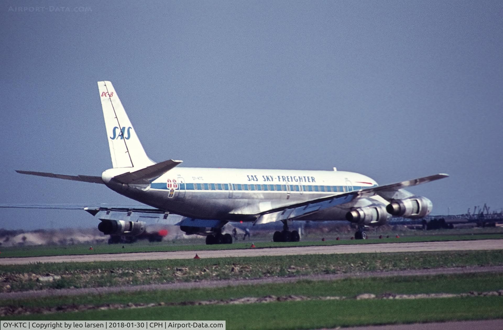 OY-KTC, 1966 Douglas DC-8F-55 C/N 45804, Copenhagen
