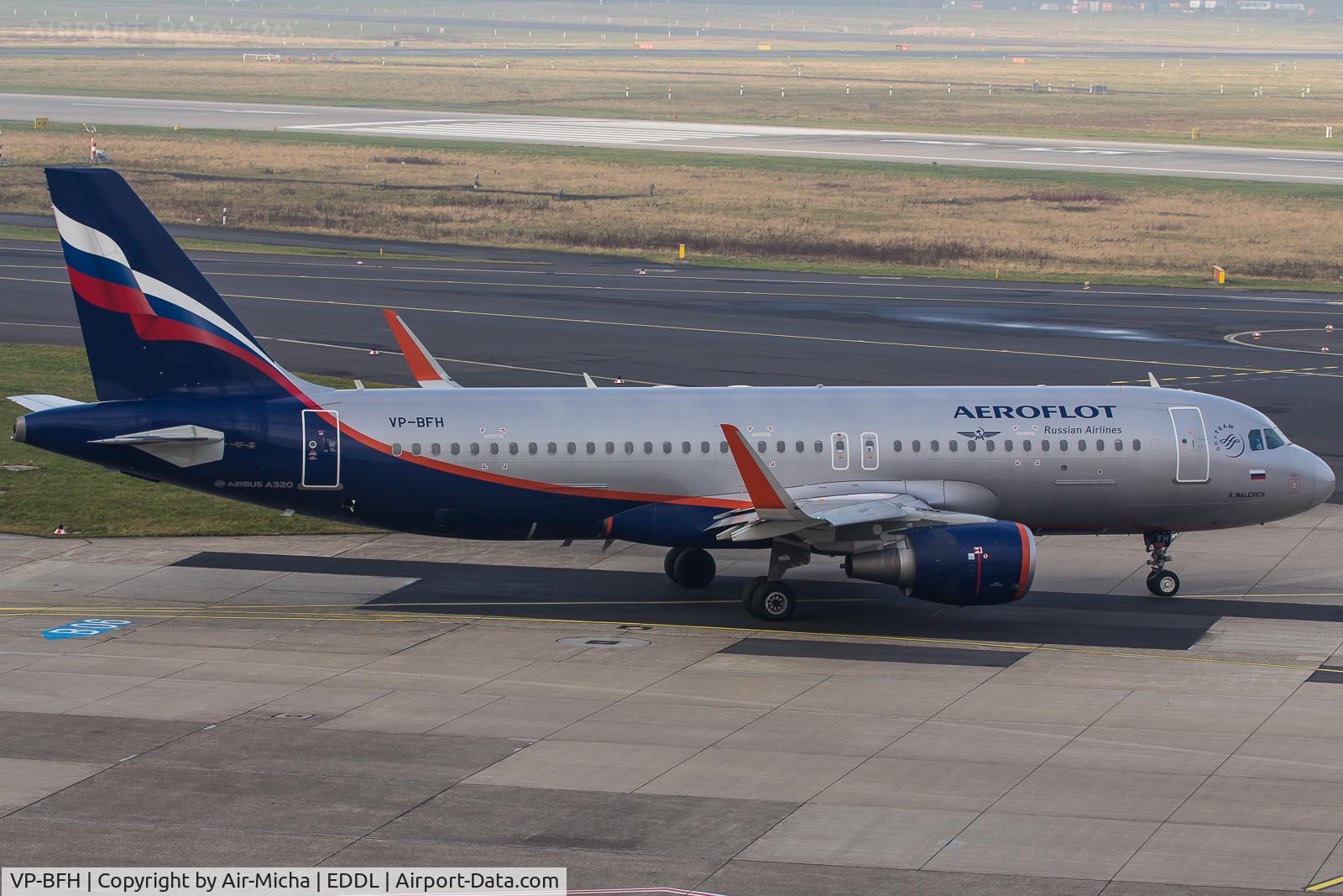 VP-BFH, 2017 Airbus A320-200 C/N 7653, Aeroflot