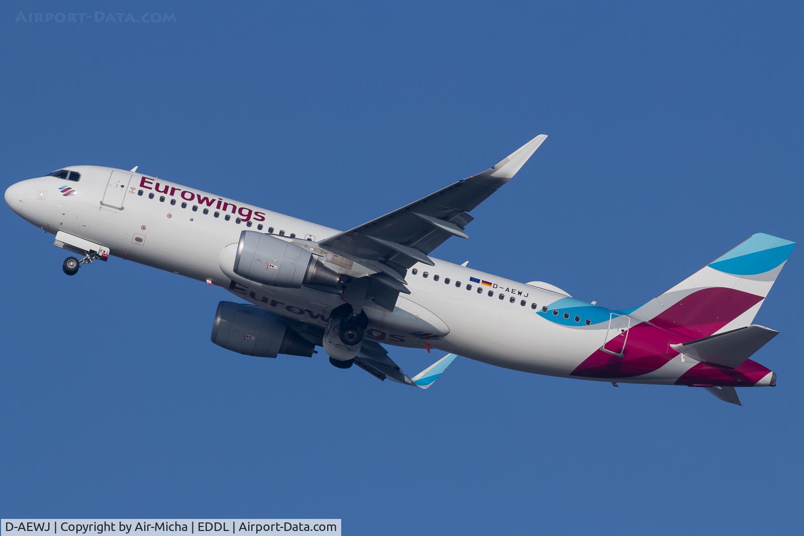D-AEWJ, 2016 Airbus A320-214 C/N 7216, Eurowings