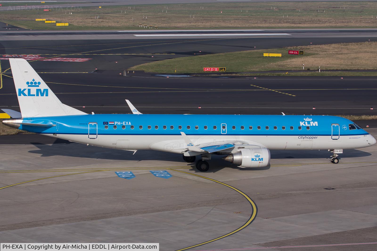 PH-EXA, 2013 Embraer 190LR (ERJ-190-100LR) C/N 19000655, KLM Cityhopper