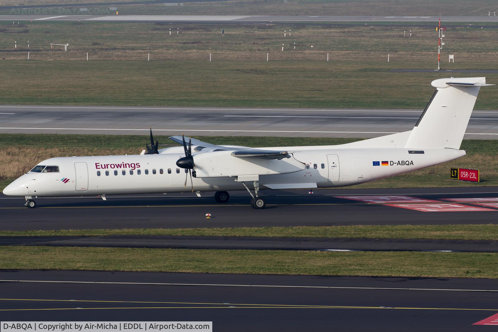 D-ABQA, 2008 De Havilland Canada DHC-8-402Q Dash 8 C/N 4223, Eurowings