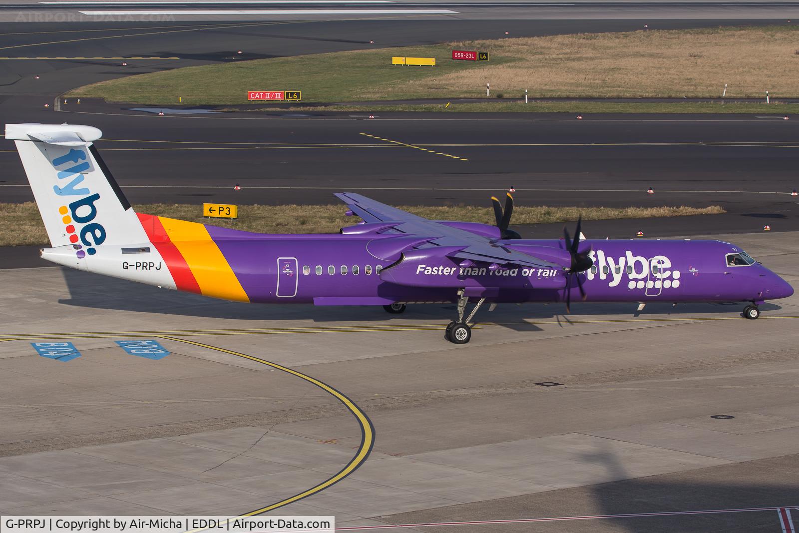G-PRPJ, 2008 De Havilland Canada DHC-8-402 Dash 8 C/N 4202, flybe
