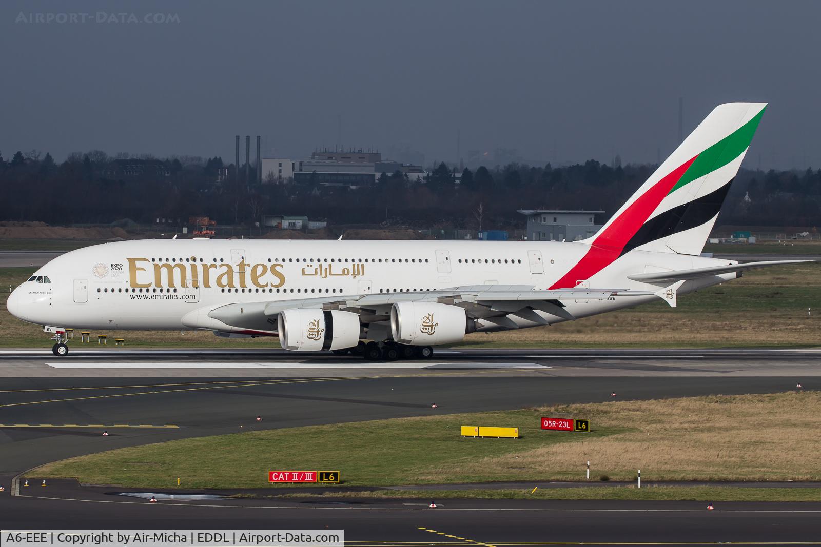 A6-EEE, 2012 Airbus A380-861 C/N 112, Emirates