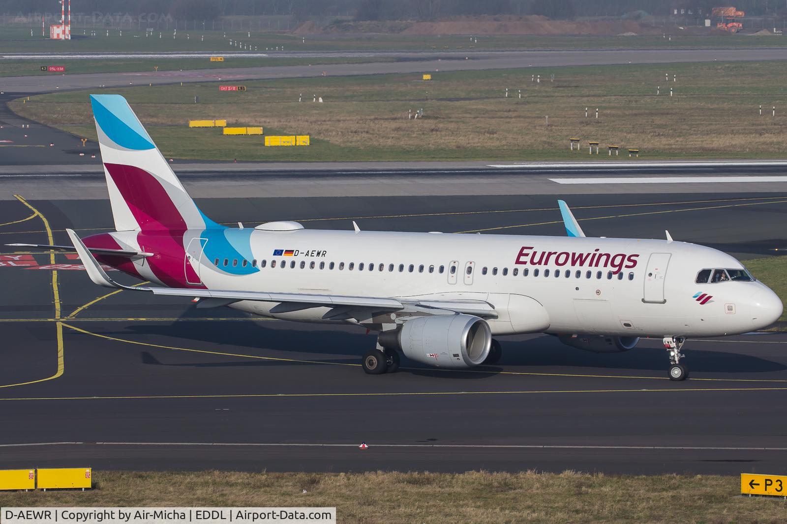 D-AEWR, 2016 Airbus A320-214 C/N 7412, Eurowings