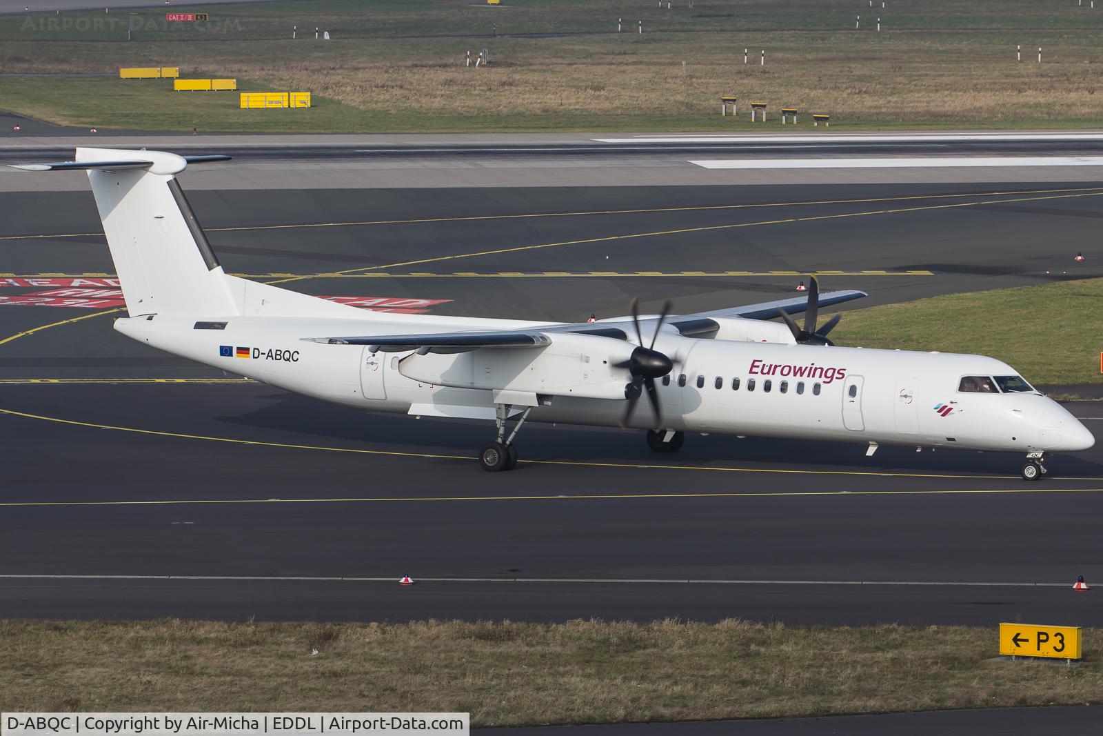 D-ABQC, 2008 De Havilland Canada DHC-8-402Q Dash 8 C/N 4231, Eurowings
