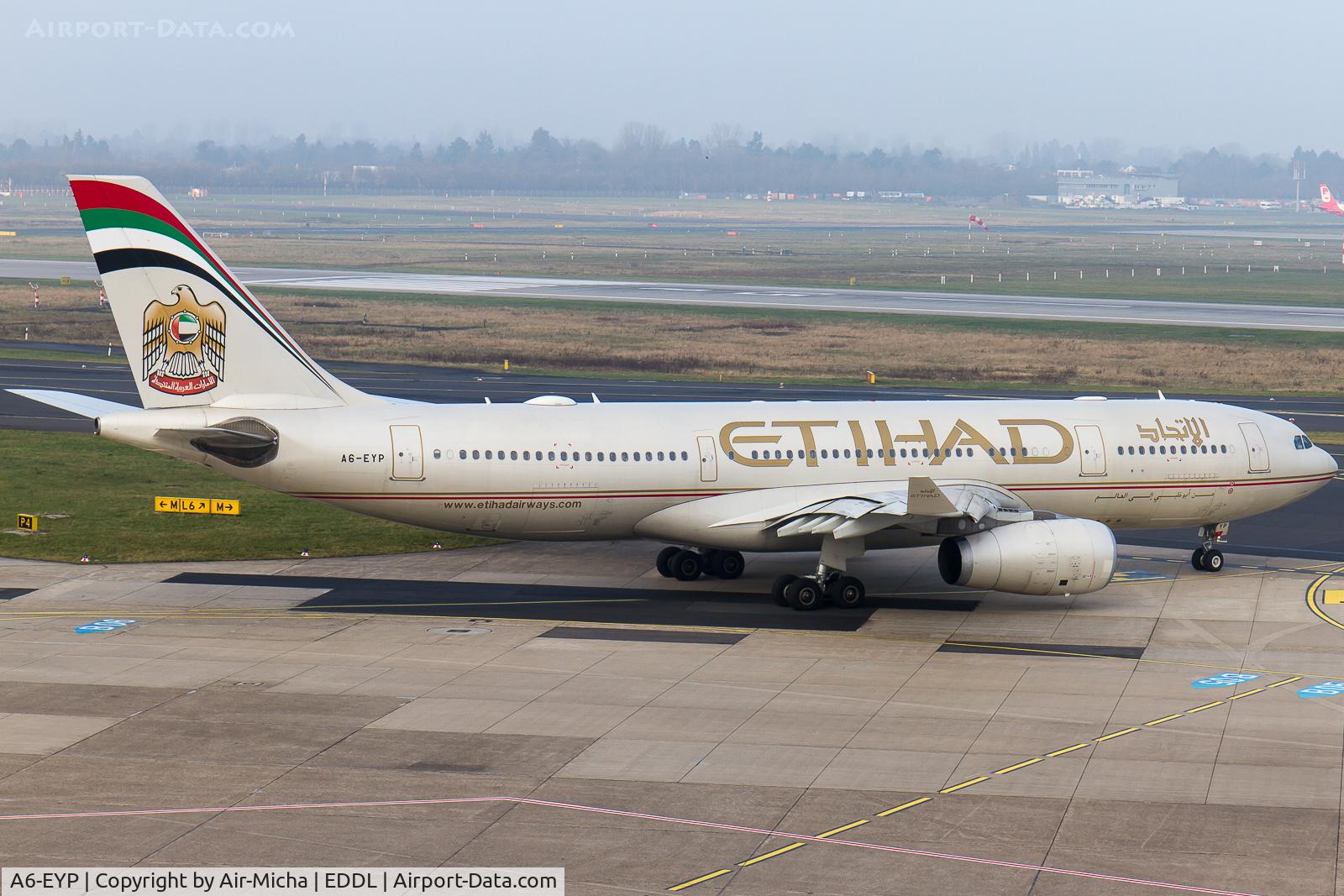 A6-EYP, 2007 Airbus A330-243 C/N 854, Etihad Airways