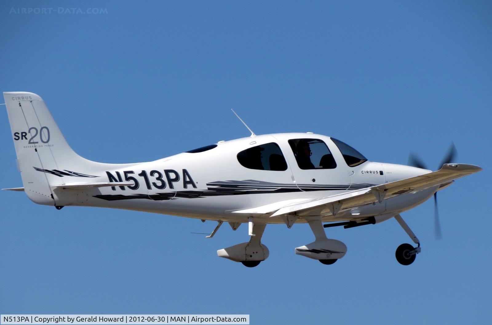 N513PA, 2008 Cirrus SR20 C/N 1974, Take of from RWY 29.