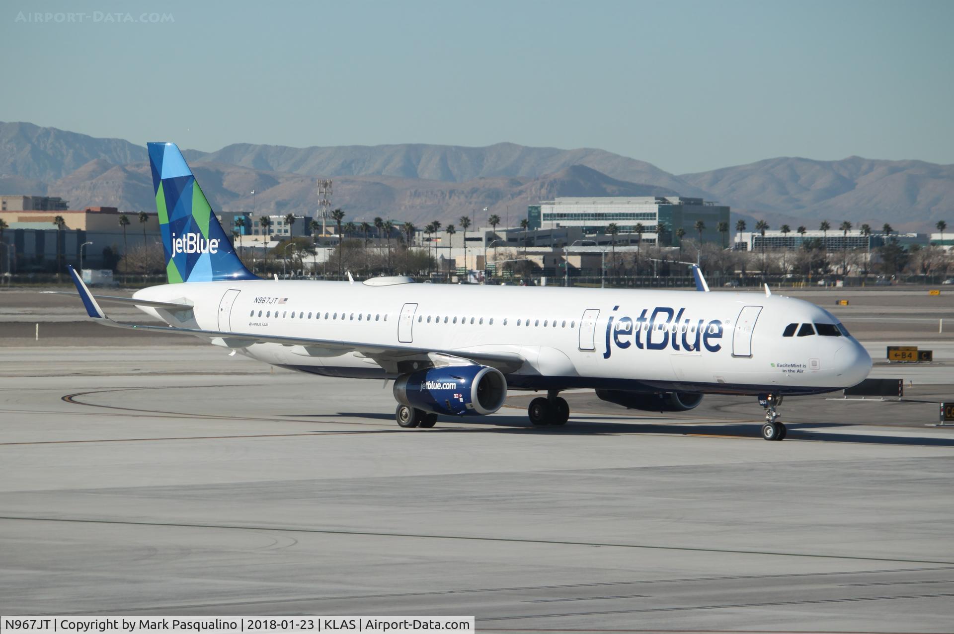 N967JT, 2016 Airbus A321-231 C/N 7257, Airbus A321