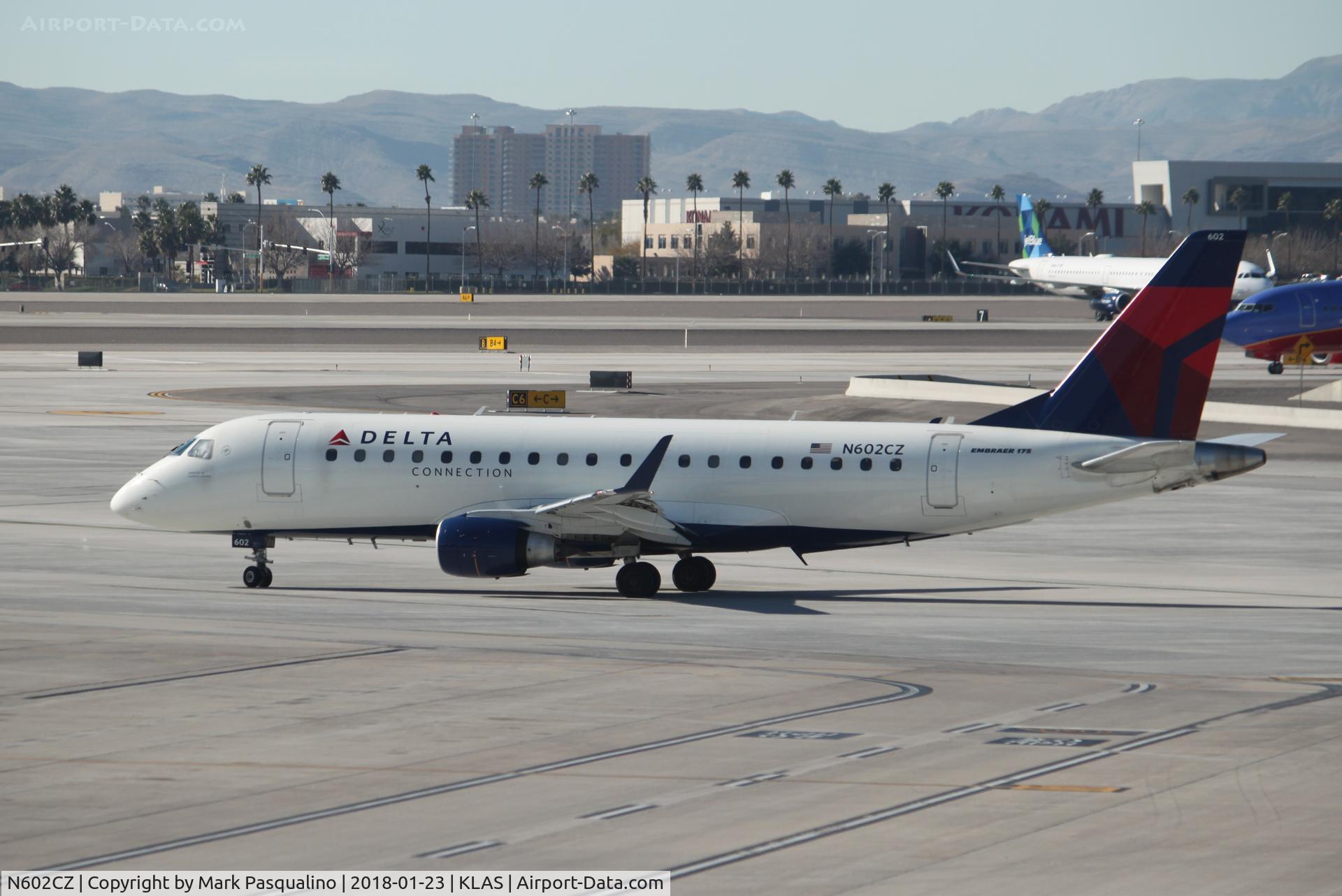 N602CZ, 2007 Embraer 175LR (ERJ-170-200LR) C/N 17000171, ERJ 170-200 LR