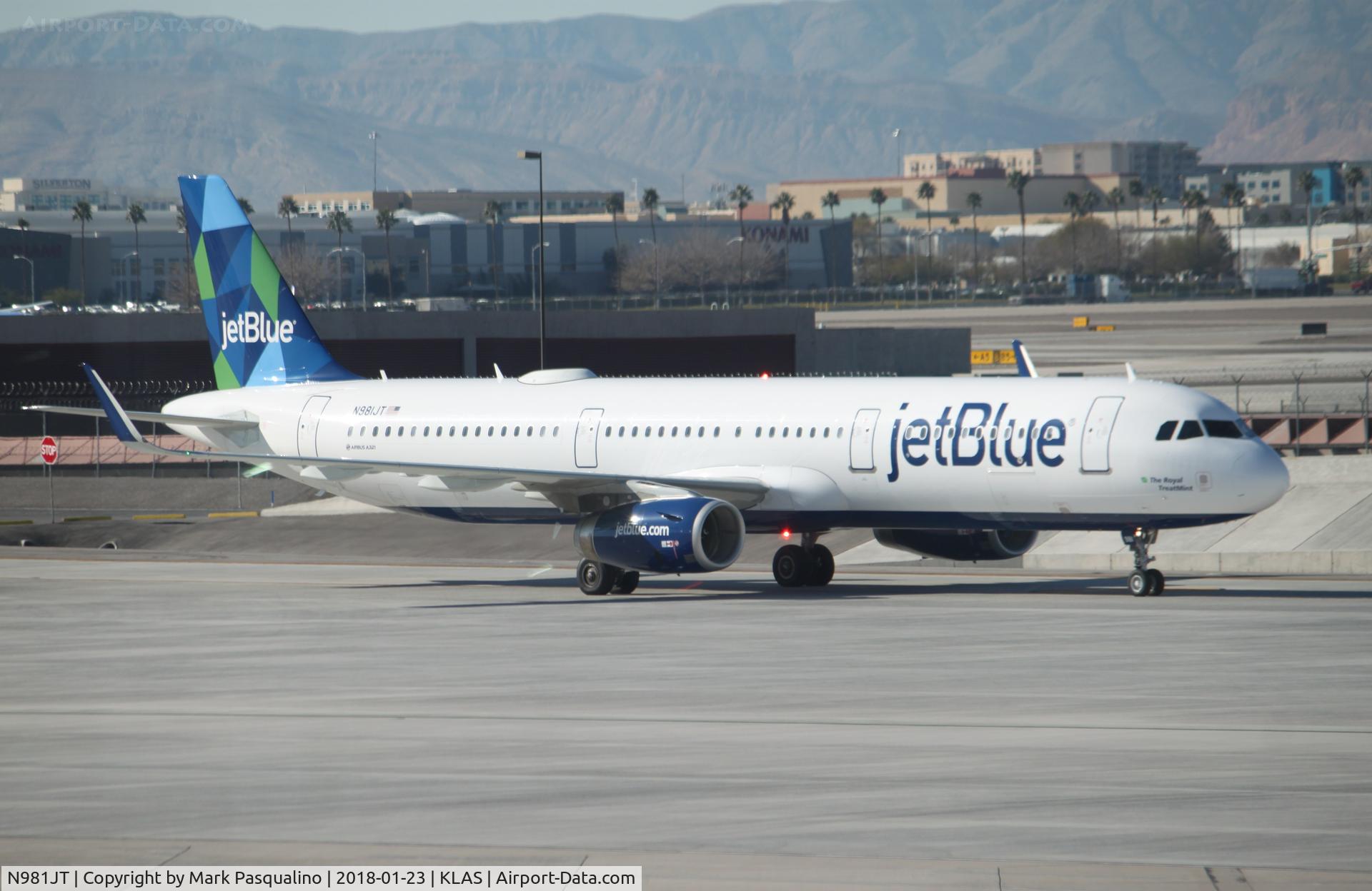 N981JT, 2016 Airbus A231-231 C/N 7692, Airbus A321
