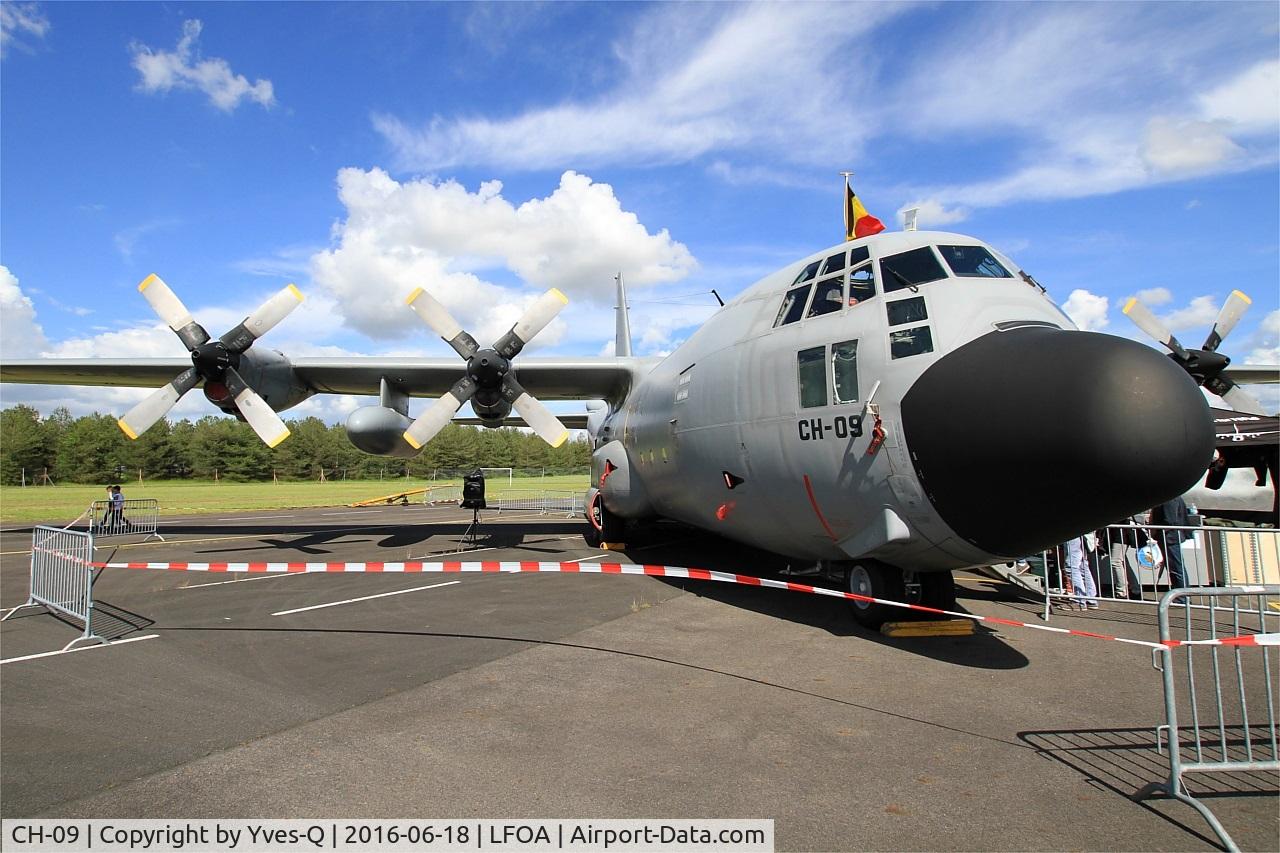 CH-09, 1973 Lockheed C-130H Hercules C/N 382-4479, Belgian Air Force Lockheed C-130H Hercules, Static display, Avord Air Base 702 (LFOA) Open day 2016